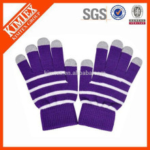 wholesale winter acrylic plain thinsulate knitted gloves